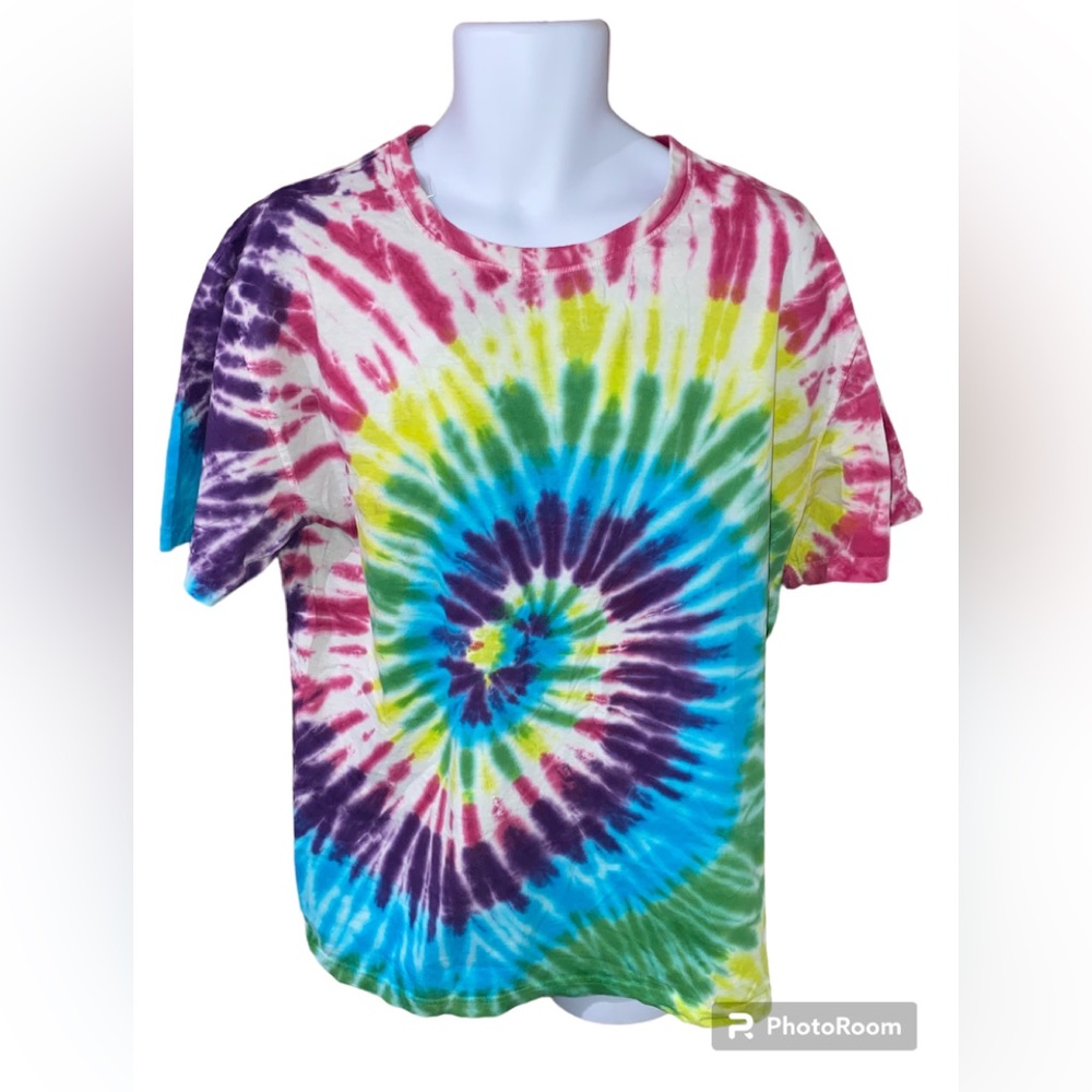Tie Dye Men's Shirt Size L Whiskey And OAK